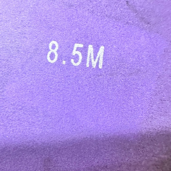 Funky Embellished Gray Satin Boho Charm  Wedges 8.5 - Picture 12 of 15